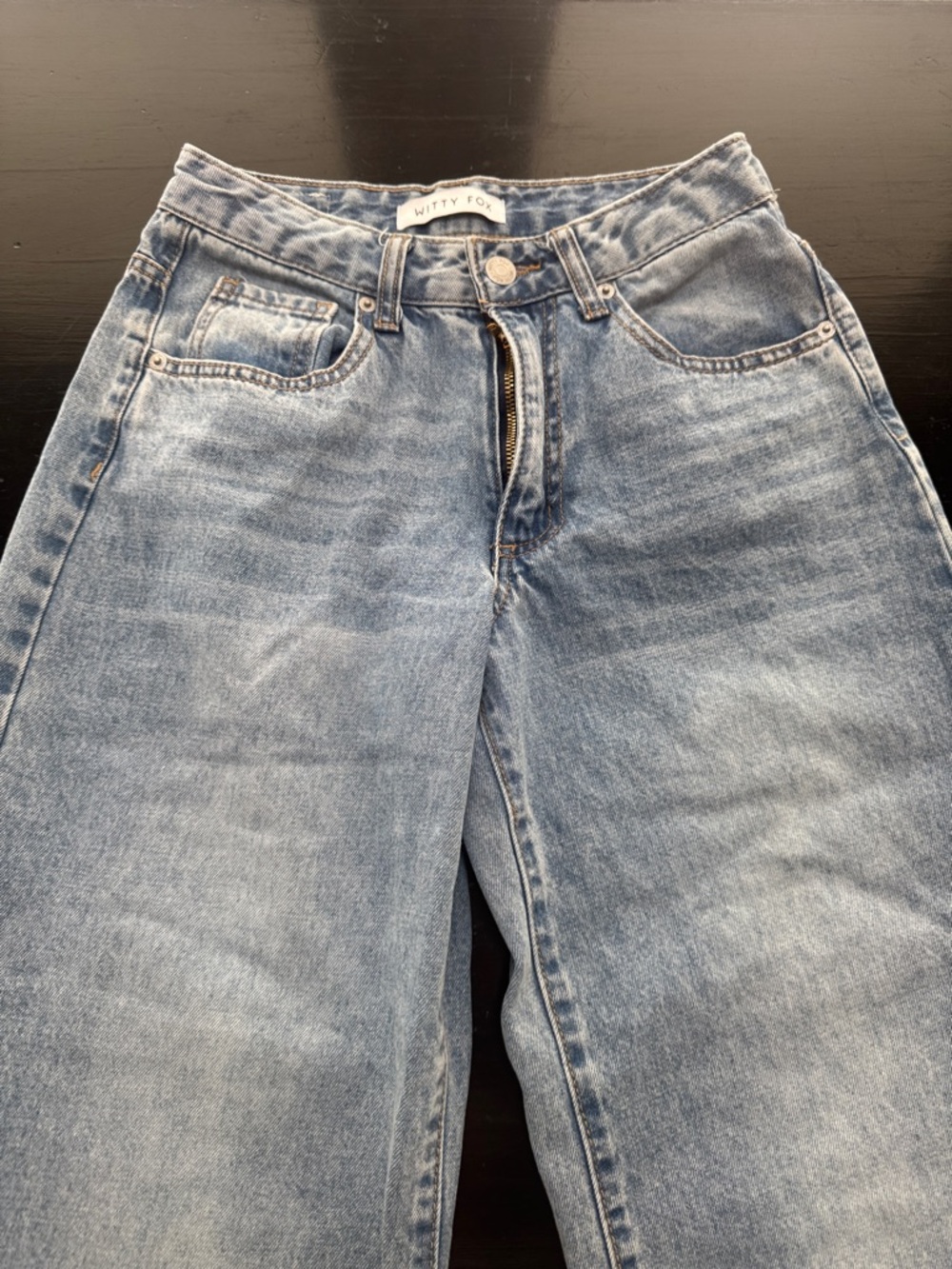 Witty Fox Jeans Size 00/23 Wide Leg